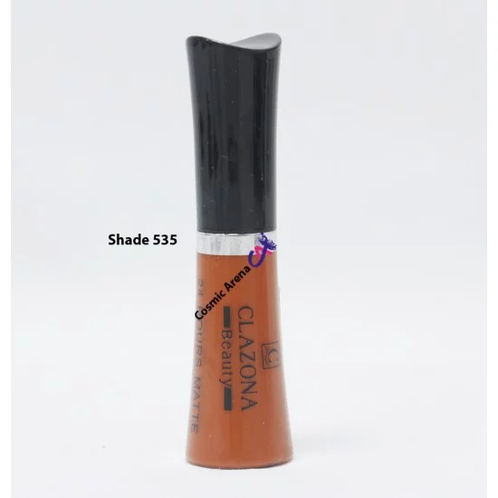 Clazona Lipsticks Matte Permanent Color lip Gloss 24 Hrs Stay 535 Clazona Lipsticks Matte Permanent Color lip Gloss 24 Hrs Stay 535