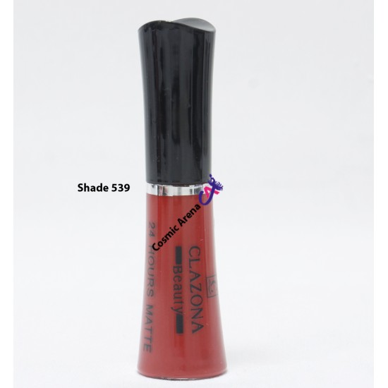 Clazona Lipsticks Matte Permanent Color lip Gloss 24 Hrs Stay 539