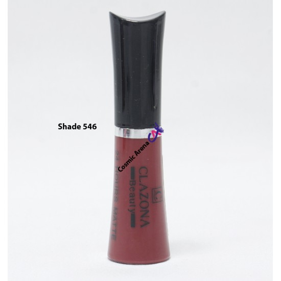 Clazona Lipsticks Matte Permanent Color lip Gloss 24 Hrs Stay 546