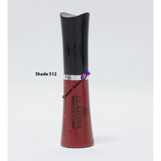 Clazona Lipsticks Matte Permanent Color lip Gloss 24 Hrs Stay 512