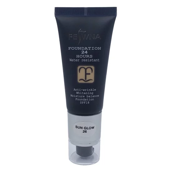 FEIWNA Foundation Water Resistant Anti Wrinkle Foundation Shade 26 Sun Glow
