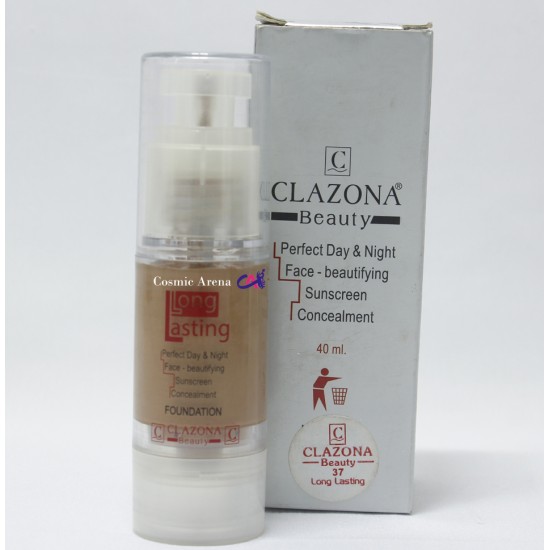 Clazona Foundation Long Lasting Liquid Foundation Shade 37