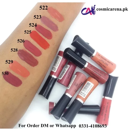 Clazona Lipsticks Matte Permanent Color lip Gloss 24 Hrs Stay 526 Clazona Lipsticks Matte Permanent Color lip Gloss 24 Hrs Stay 526