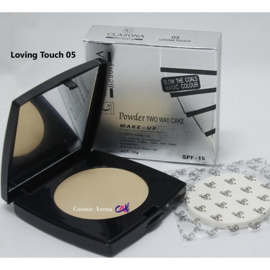 Clazona Beauty Compacted Two Way Cake Foundation Shade No Loving Touch 05