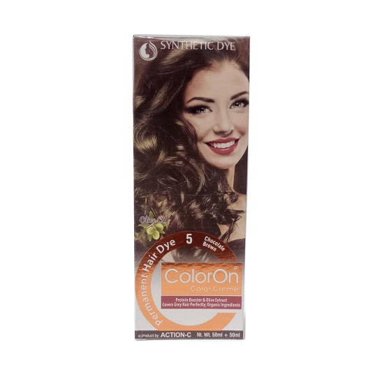 Color On Hair Color Synthetic Hair Dye Shade 5 Chocolate Brown