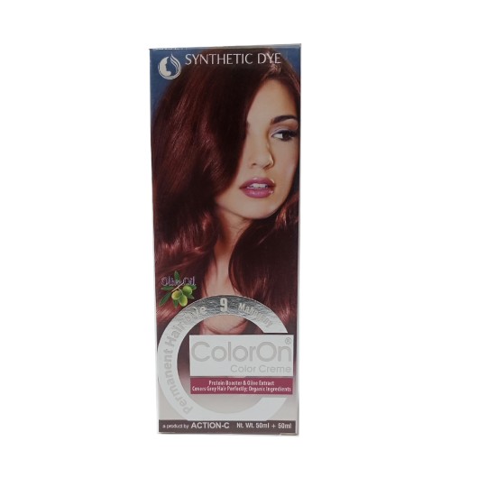 Color On Hair Color Synthetic Hair Dye Shade 9 Mahogany