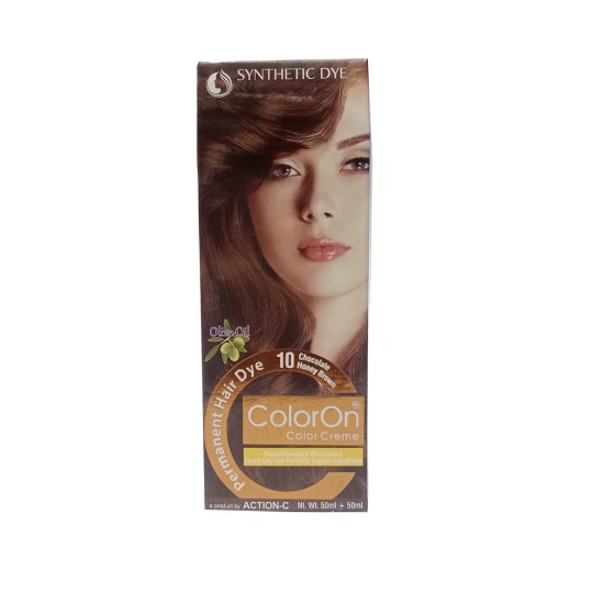 Color On Hair Color Synthetic Hair Dye Shade 10 Chocolate Honey Brown