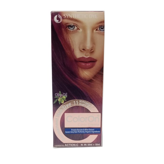 Color On Hair Color Synthetic Hair Dye Shade 11 Mahogany Medium Brown