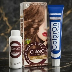 Color On Hair Color Synthetic Hair Dye Shade 3 Medium Brown Color On Hair Color Synthetic Hair Dye Shade 3 Medium Brown