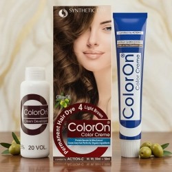 Color On Hair Color Synthetic Hair Dye Shade 4 Light Brown Color On Hair Color Synthetic Hair Dye Shade 4 Light Brown