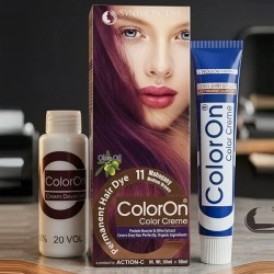 Color On Hair Color Synthetic Hair Dye Shade 11 Mahogany Medium Brown Color On Hair Color Synthetic Hair Dye Shade 11 Mahogany Medium Brown