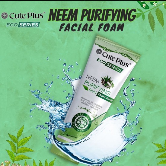 Cute Plus Eco Series Facial Foam Neem Purifying Face Wash