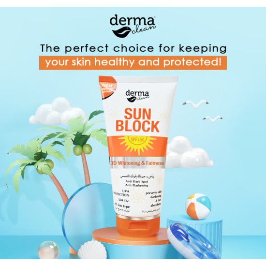 Derma Clean Sun Block SPF50