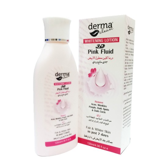 Derma Clean Pink Fluid Whitening 3D Lotion