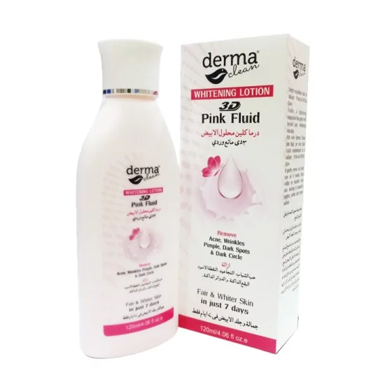 Derma Clean Pink Fluid Whitening 3D Lotion Derma Clean Pink Fluid Whitening 3D Lotion