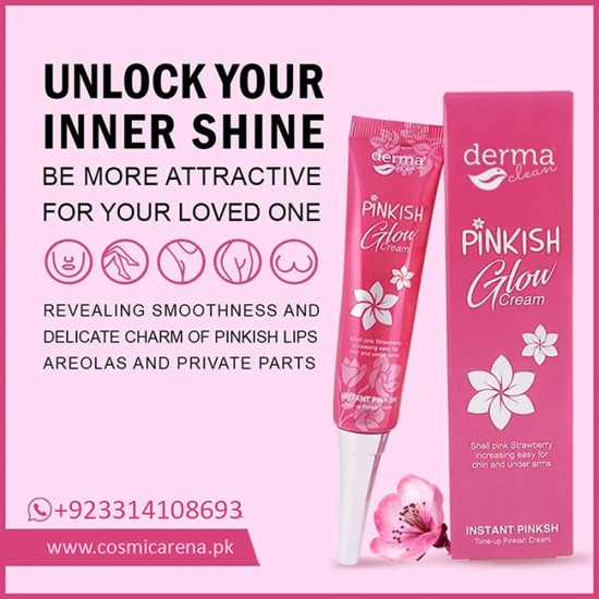 Derma Clean Pinkish Glow Cream Instant Pinkish Glow Tone Up Gel Cream 