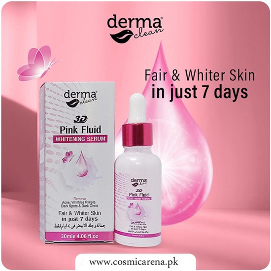 Derma Clean Pink Fluid Whitening Serum 30ml Derma Clean Pink Fluid Whitening Serum 30ml