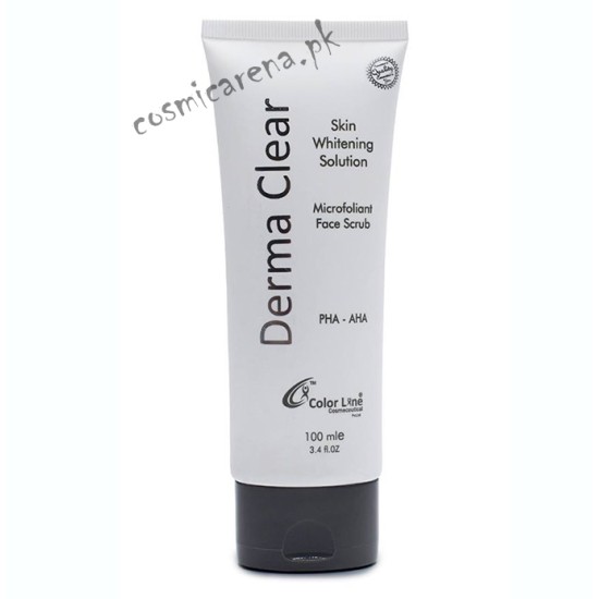 Derma Clear Skin Whitening Microfoliant Face Scrub 100ml