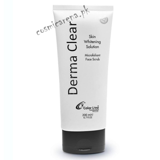 Derma Clear Skin Whitening Microfoliant Face Scrub 200 ml