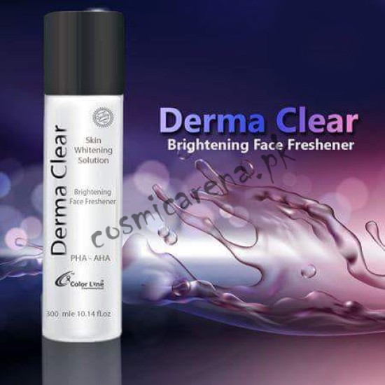 Derma Clear Skin Whitening Solution Brightening Face Freshener 300 ml