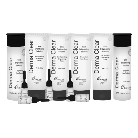 Derma Clear Facial Set Small With 5 Serum Skin Whitening Solution Facial Pack Derma Clear Facial Set Small With 5 Serum Skin Whitening Solution Facial Pack