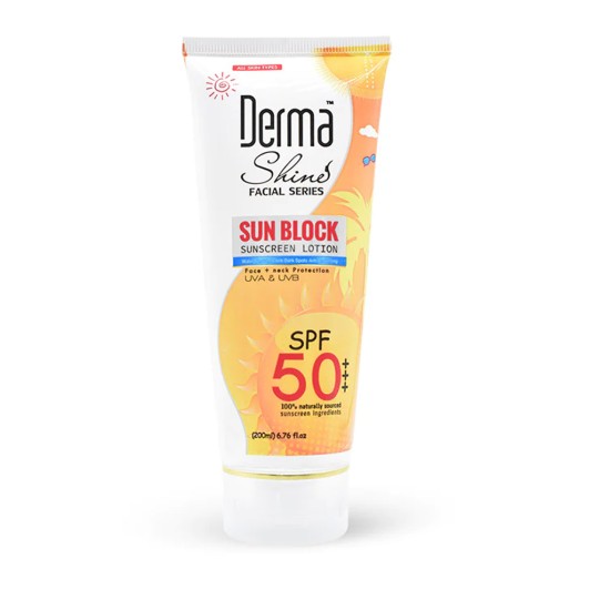 Derma Shine Sunblock and Sunscreen Lotion SPF50
