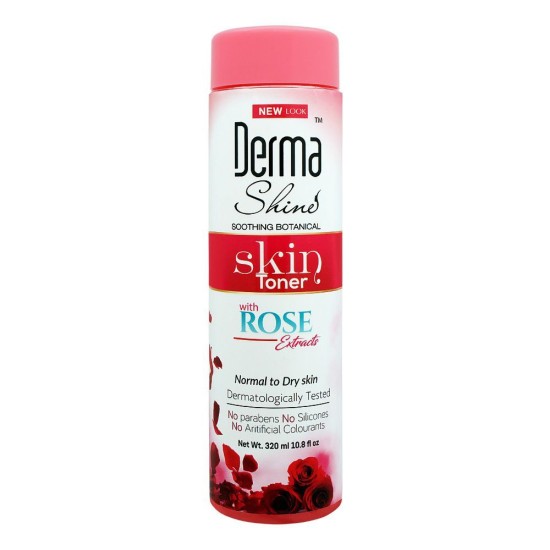 Derma Shine Skin Toner With Rose Extracts 320ml