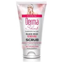 Derma Shine Fairness Facial Black Head Removing Scrub 200gm