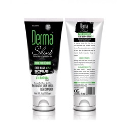Derma Shine Charcoal Face Wash And Scrub 200gm Derma Shine Charcoal Face Wash And Scrub 200gm