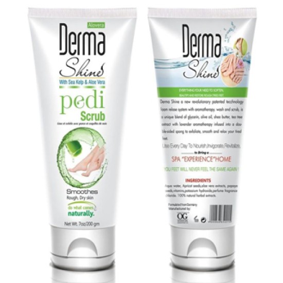 Derma Shine Pedi Scrub With Sea Kelp and Aloe Vera 200gm