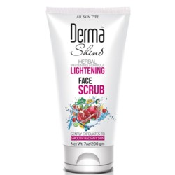 Derma Shine Fruity Herbal Lightening Face Scrub 200gm Derma Shine Fruity Herbal Lightening Face Scrub 200gm
