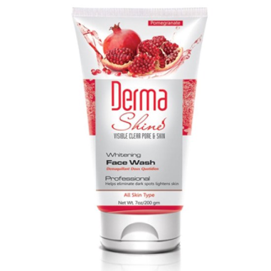 Derma Shine Whitening Face Wash Pomegranate 200gm