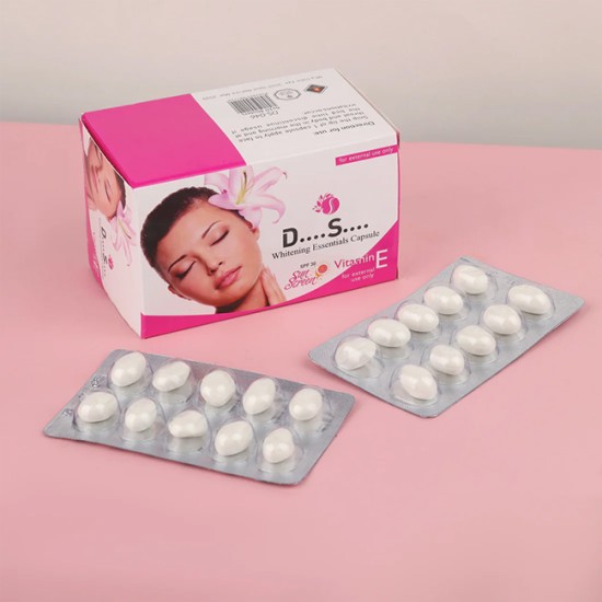 DermaSense Whitening Capsules Pack With Vitamin E And Vitamin D3