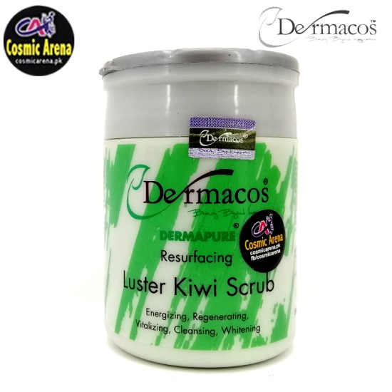 Dermacos Resurfacing Luster Kiwi Scrub 200gm