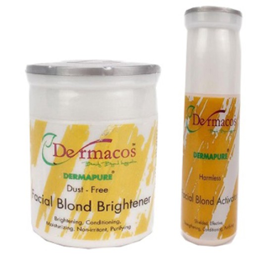Dermacos Bleach Pack Whitening Blond 200ml With Brighter 200gm