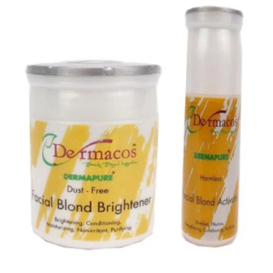 Dermacos Bleach Pack Whitening Blond 200ml With Brighter 200gm Dermacos Bleach Pack Whitening Blond 200ml With Brighter 200gm