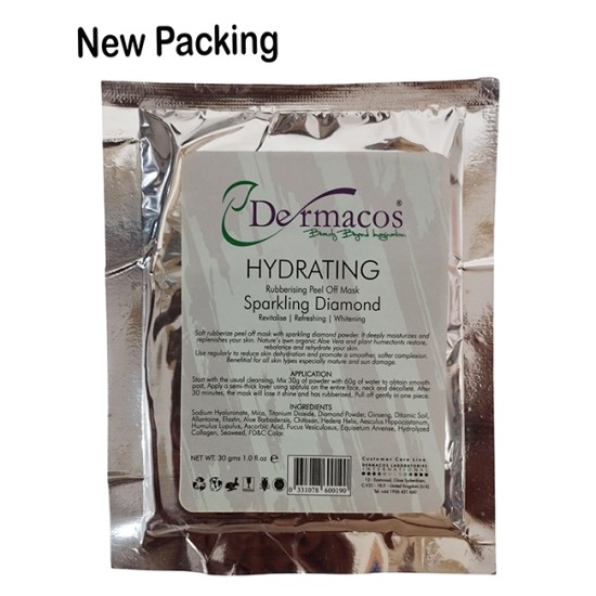 Dermacos hydrating Rubberizing Peel Off Mask Sparkling Diamond Pack Of 7 Dermacos hydrating Rubberizing Peel Off Mask Sparkling Diamond Pack Of 7