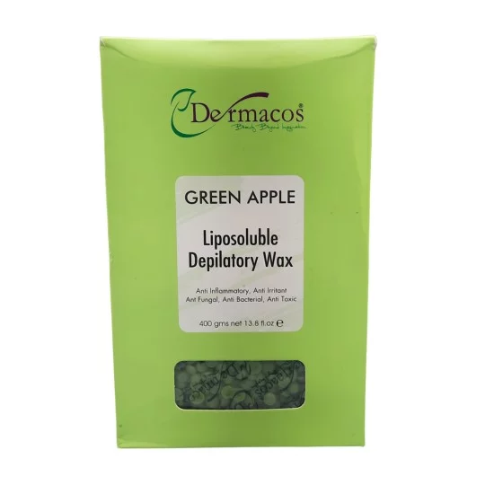Dermacos Wax Beans Apple Depilatory Wax Beans 400 gm