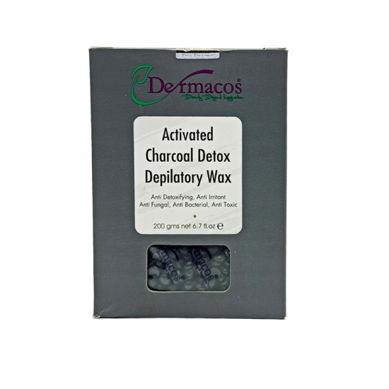 Dermacos Wax Beans Charcoal Depilatory Wax Beans 200 gm Dermacos Wax Beans Charcoal Depilatory Wax Beans 200 gm