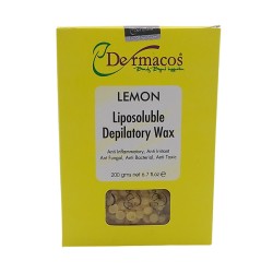 Dermacos Wax Beans Lemon Liposoluble Depilatory Wax Beans 200 gm