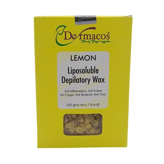 Dermacos Wax Beans Lemon Liposoluble Depilatory Wax Beans 200 gm