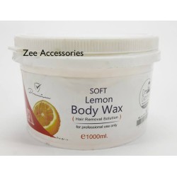 Dr Derma Body Wax Lemon Hair Removal Wax Jar 1000ml
