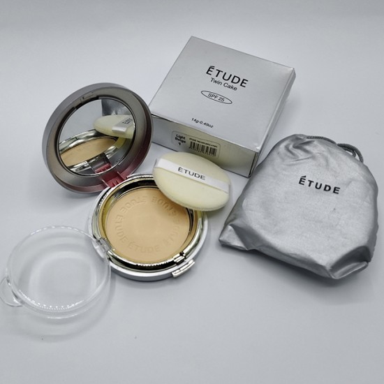 Etude Compacted Powder Twin Cake Face Powder Shade Light Beige 1 Etude Compacted Powder Twin Cake Face Powder Shade Light Beige 1