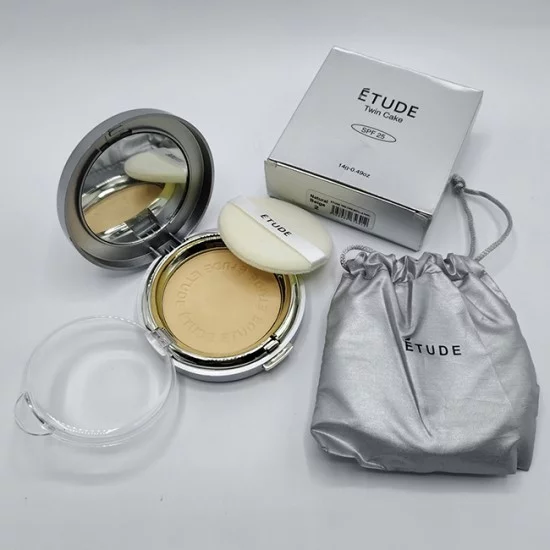 Etude Compacted Powder Twin Cake Face Powder Shade Natural Beige 2 Etude Compacted Powder Twin Cake Face Powder Shade Natural Beige 2