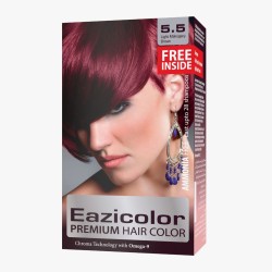 Eazicolor Ammonia Free Premium Hair Color Light Mahogany Brown 5.5