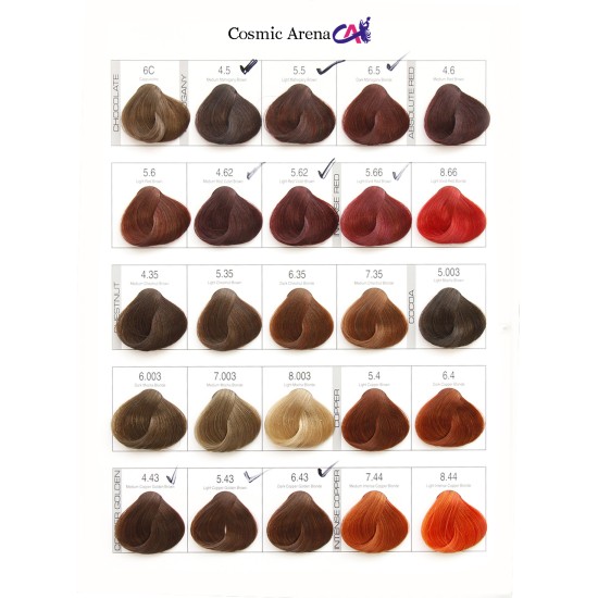 Eazicolor Hair Dye Chroma Technology 6.5 Dark Mahogany Brown