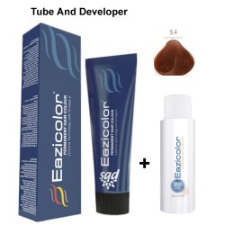 Eazicolor Hair Dye Chroma Technology 5.4 Light Copper Brown