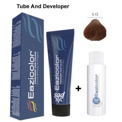 Eazicolor Hair Dye Chroma Technology 6.43 Dark Copper Golden Blonde