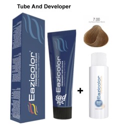 Eazicolor Hair Dye Chroma Technology 7.0 Medium Blonde