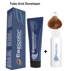 Eazicolor Hair Dye Chroma Technology 7.35 Medium Chestnut Blonde 